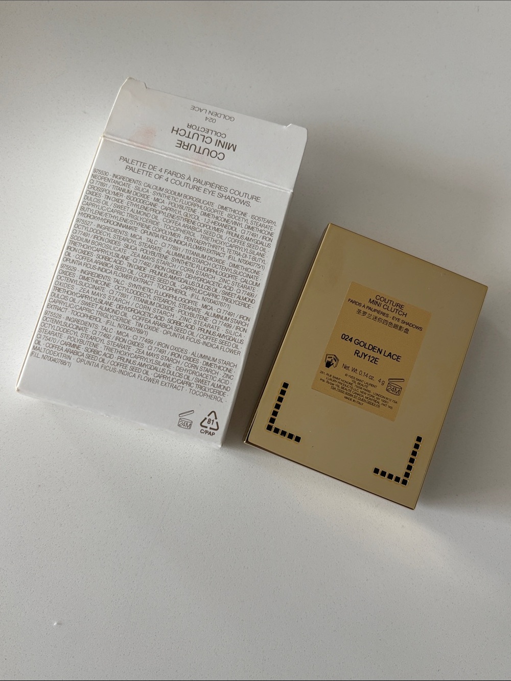 Yves Saint Laurent Sparkling Gold, Bronze, Cocoa & Rose Eyeshadow Quad - Picture 3 of 3
